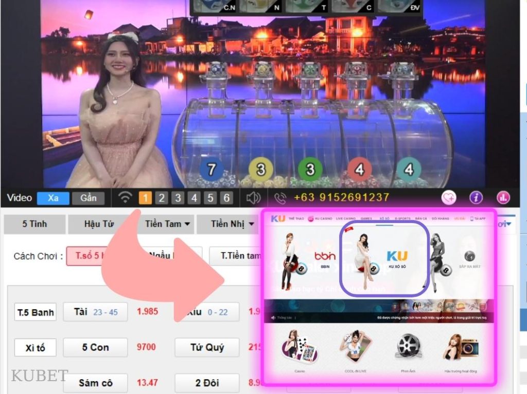 kiếm tiền từ xổ số quốc tế Lotto bet tại Ku Casino